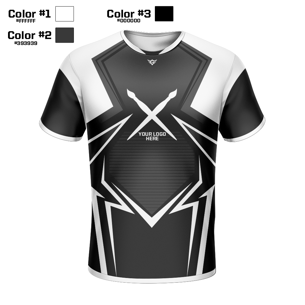 sublimation jersey design black
