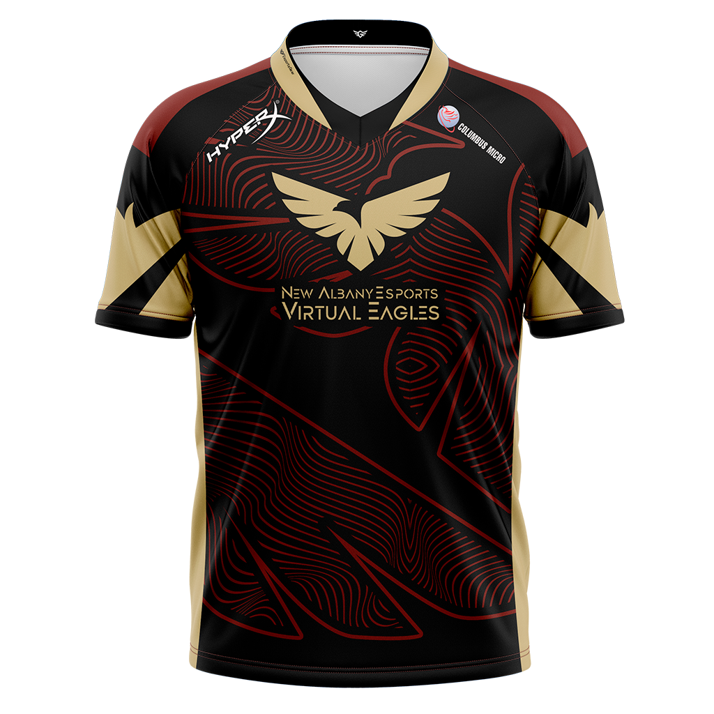 black and gold eagles jersey