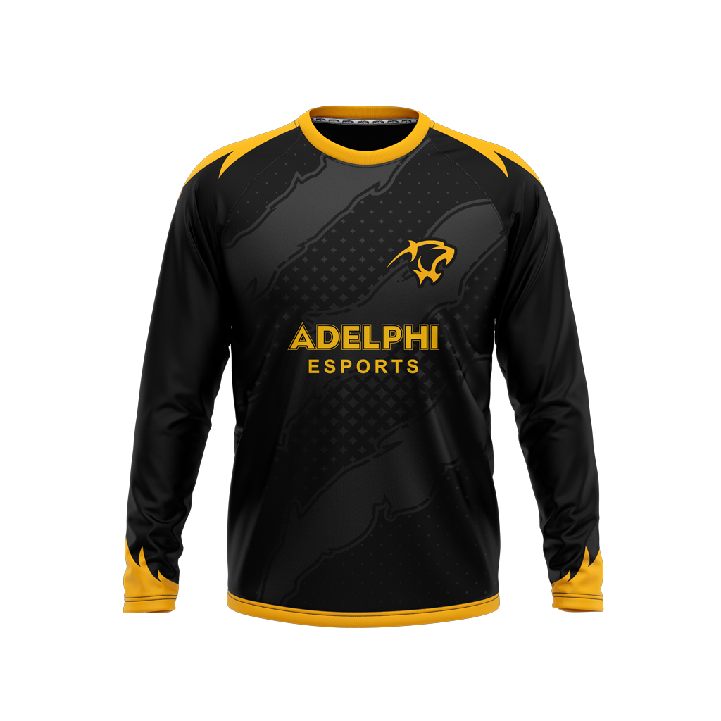 Adelphi University | Phantom Series | Raglan Long Sleeve T-Shirt