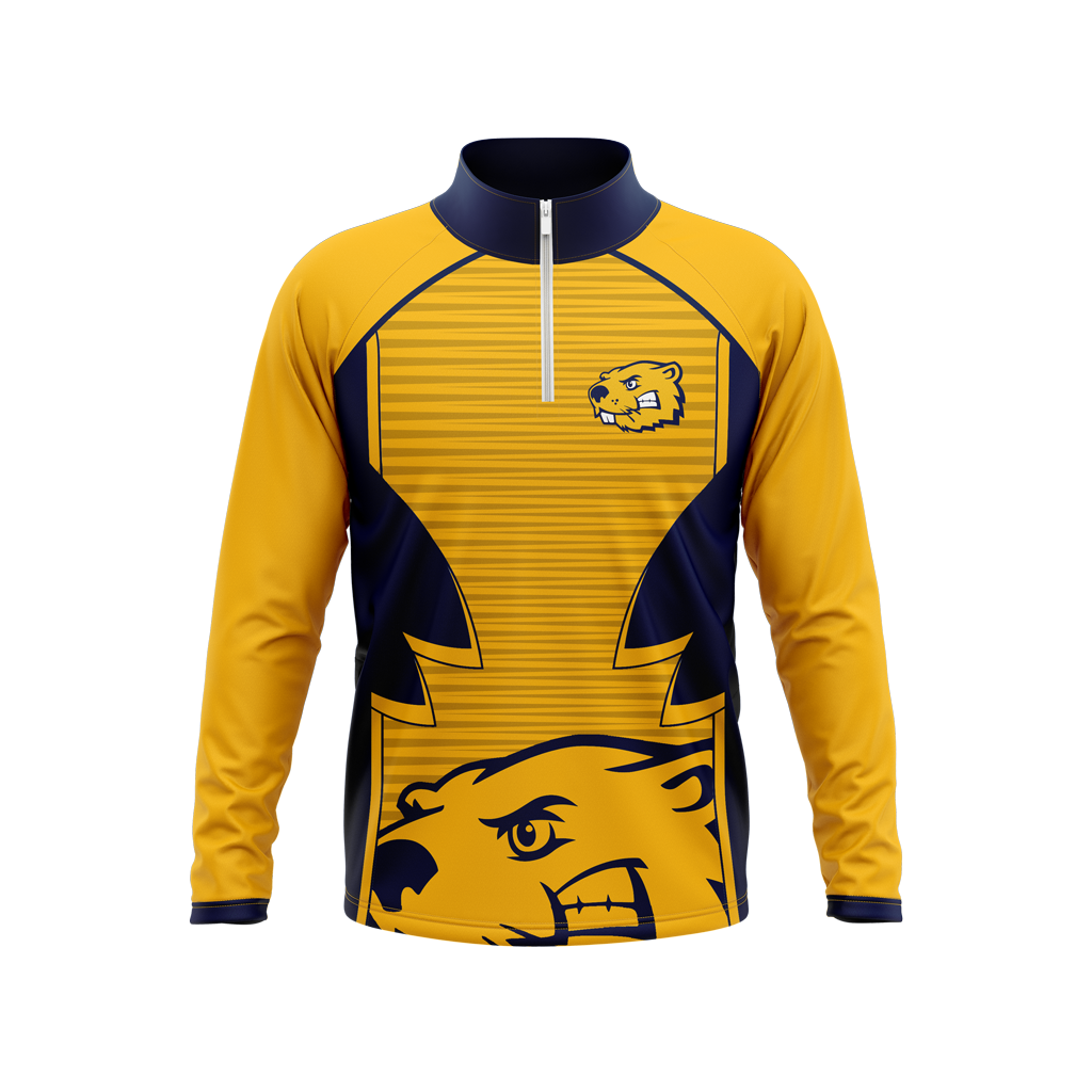 BVU Esports | Immortal Series | Quarter Zip Pullover Gold