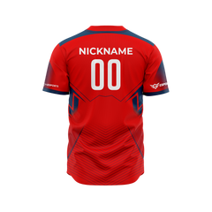 NJCAAE | Immortal Series | Baseball Jersey Red