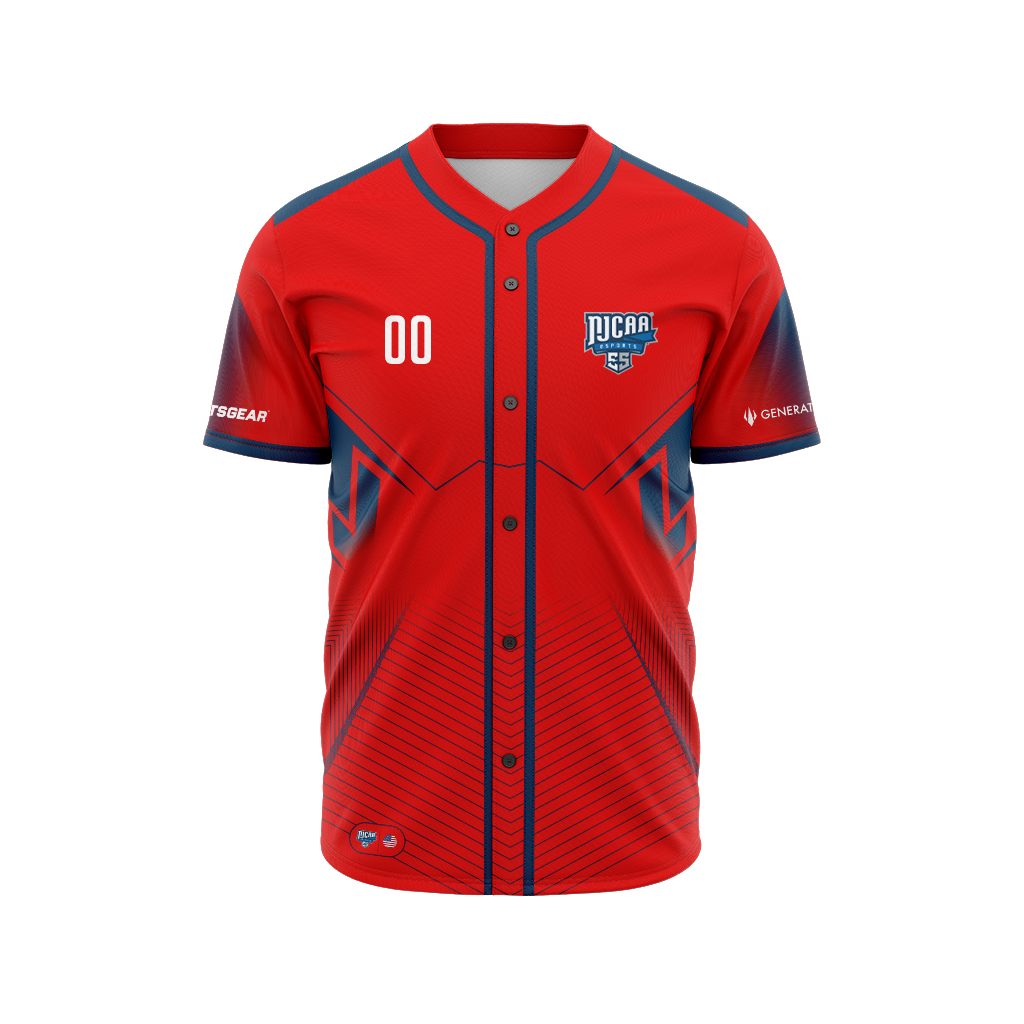 NJCAAE | Immortal Series | Baseball Jersey Red