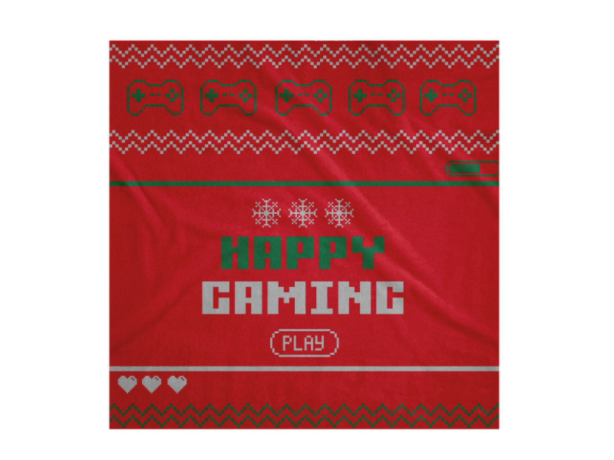 Happy Gaming Blanket 60x60
