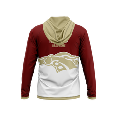 Brookwood HS | Phantom Series | Raglan Long Sleeve Hooded T-Shirt