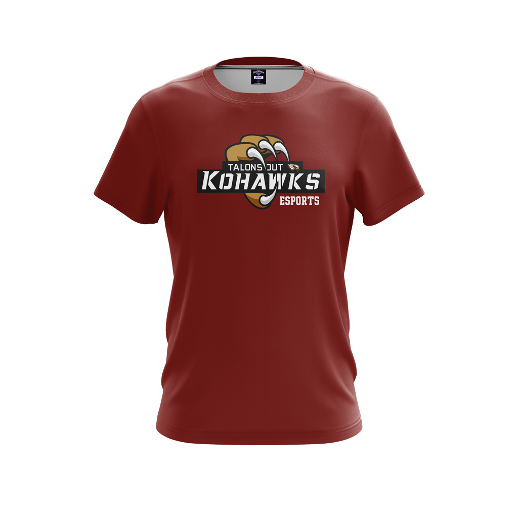 Coe College Talon Short Sleeve T-Shirt Crimson