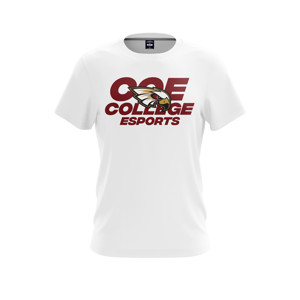Coe College | Phantom Series | Short Sleeve T-Shirt White 23/24