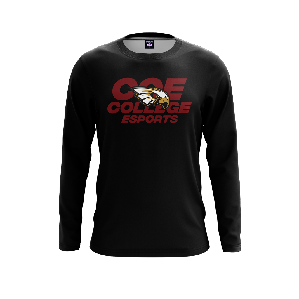 Coe College | Phantom Series | Long Sleeve T-Shirt Black 23/24