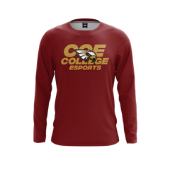 Coe College | Phantom Series | Long Sleeve T-Shirt Crimson 23/24