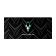 College of Dupage Stitched Edge XL Mousepad