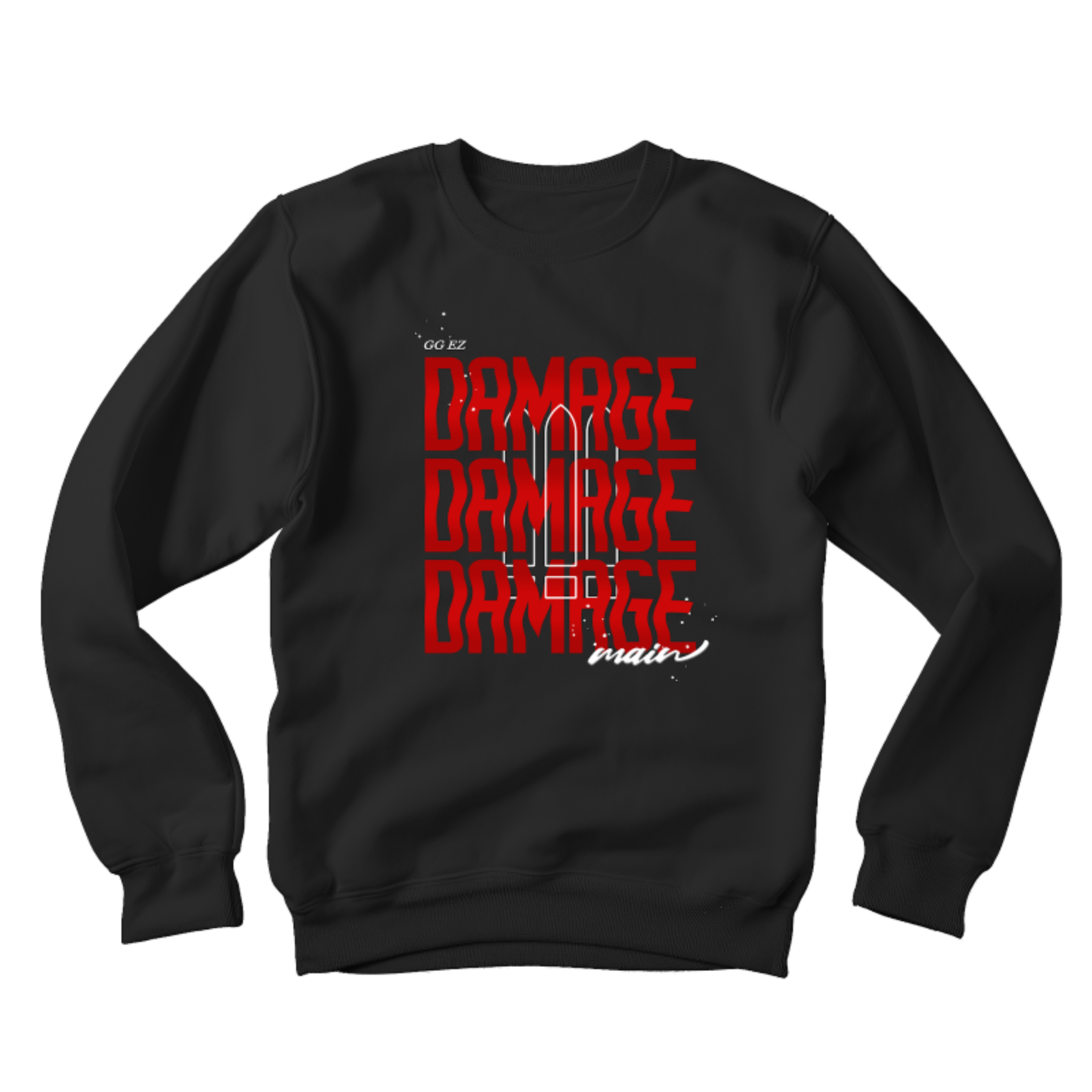 Damage Main | Street Series | [DTF] Crew Neck Sweatshirt