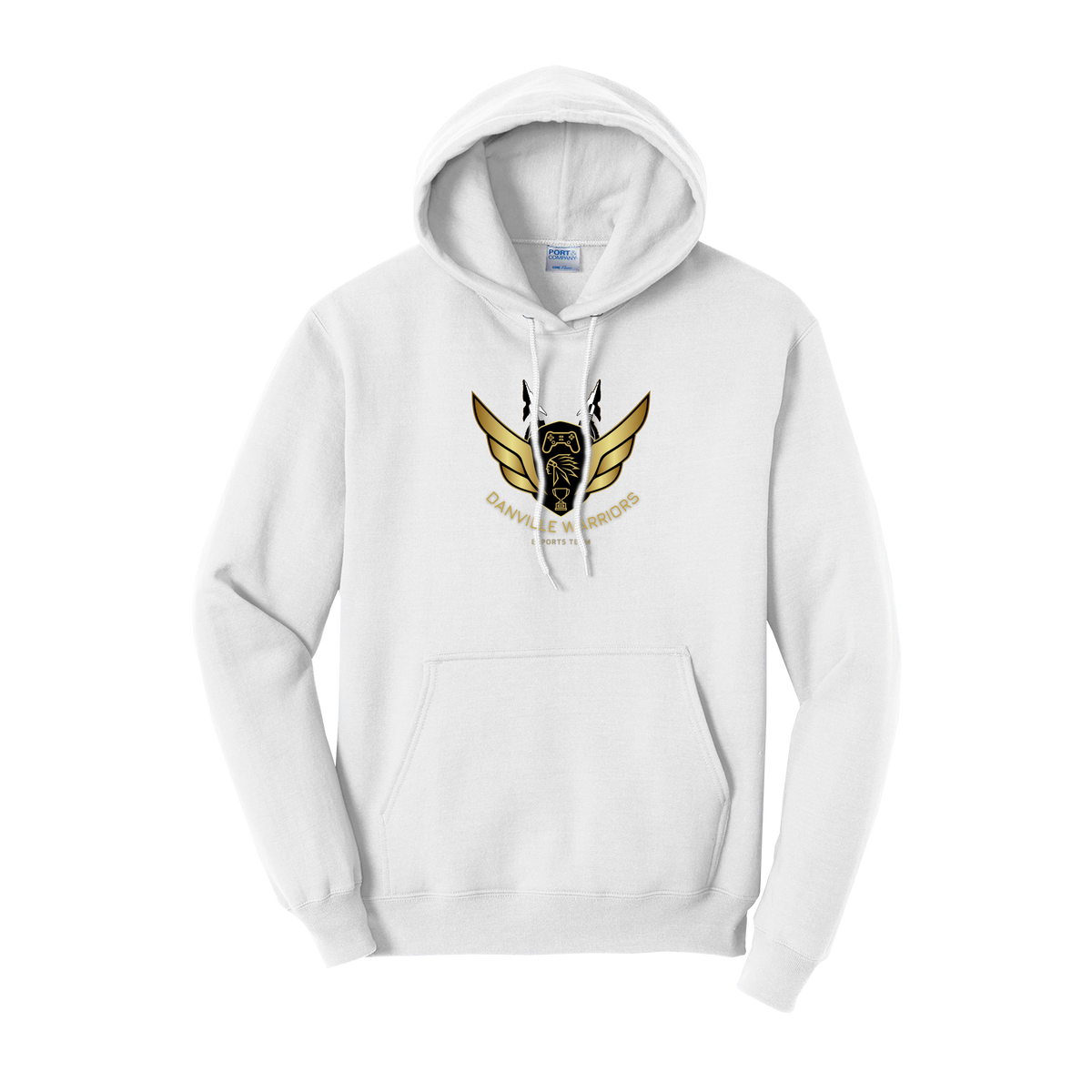 Danville Middle School DTF Pullover Hoodie White