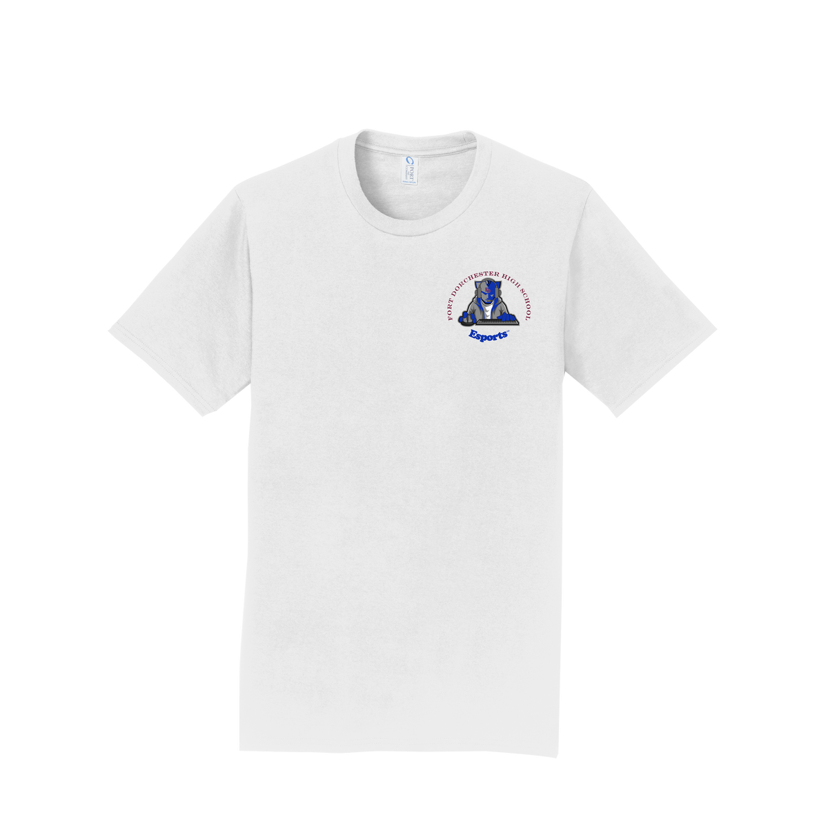 Fort Dorchester High School | Street Series | [DTF] White Unisex Short Sleeve T-Shirt {#FDH004}