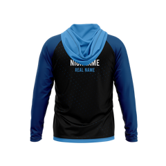 Downers Grove South High School | Phantom Series | Raglan Long Sleeve Hooded T-Shirt