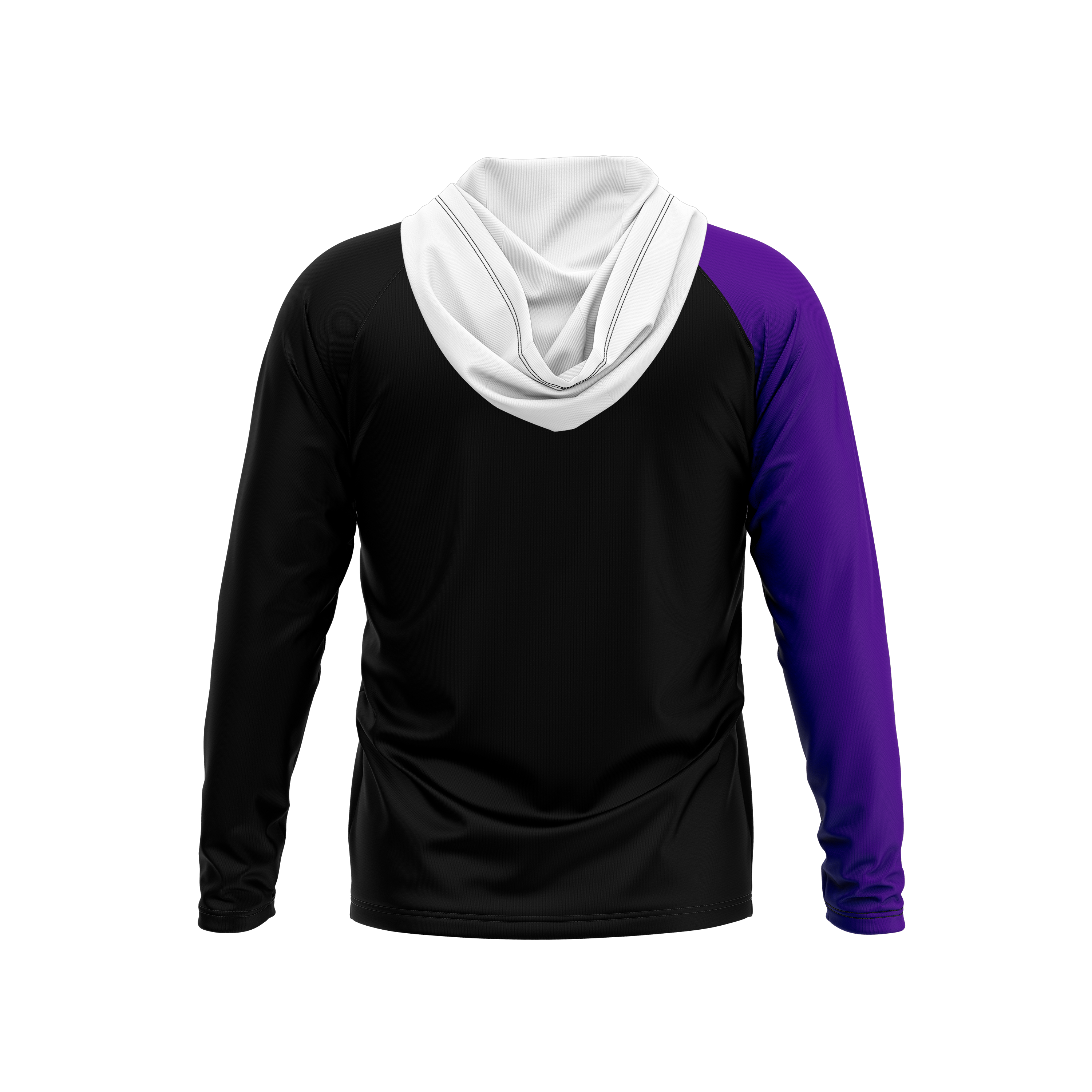 Raglan Hooded Long Sleeve T-Shirt Design