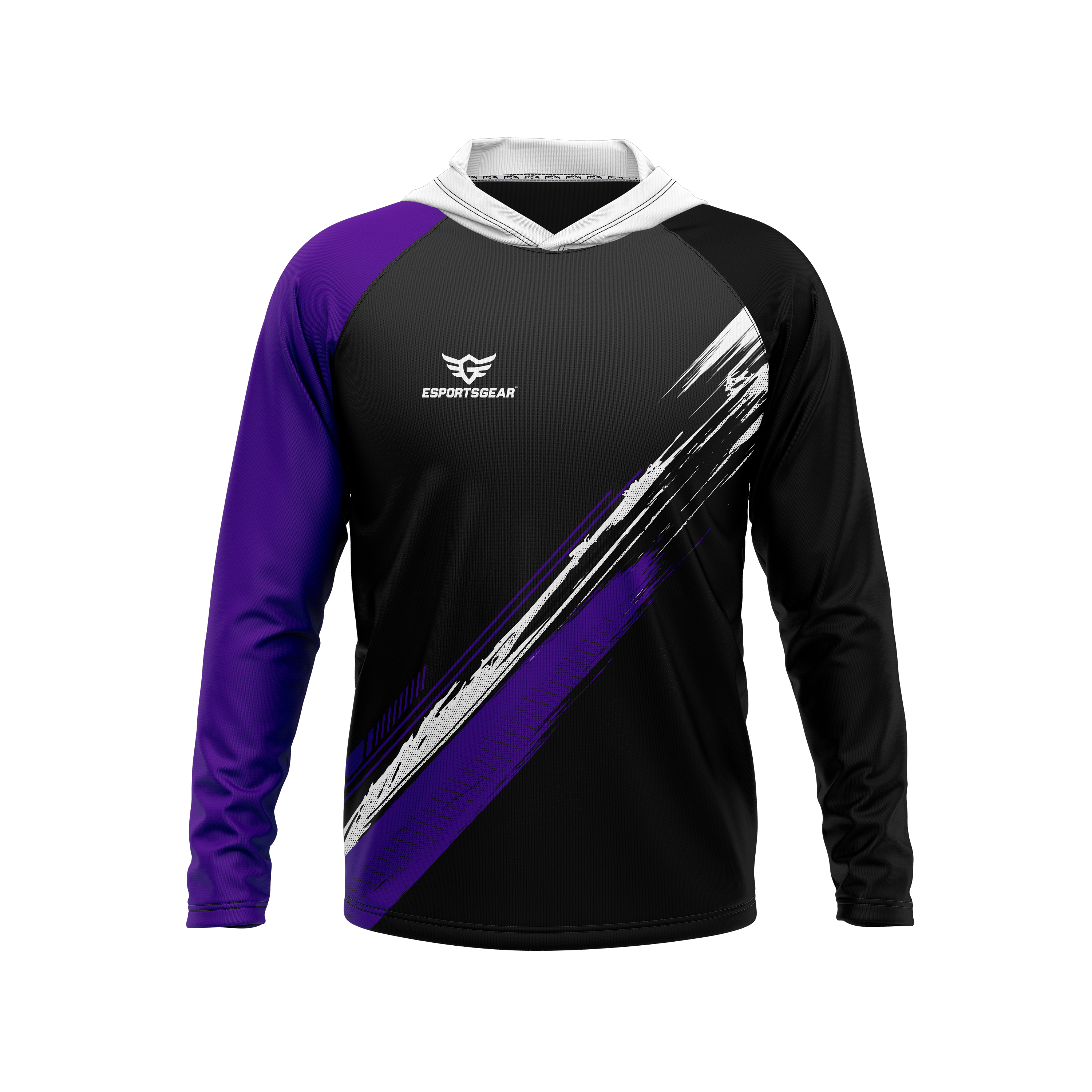 Raglan Hooded Long Sleeve T-Shirt Design