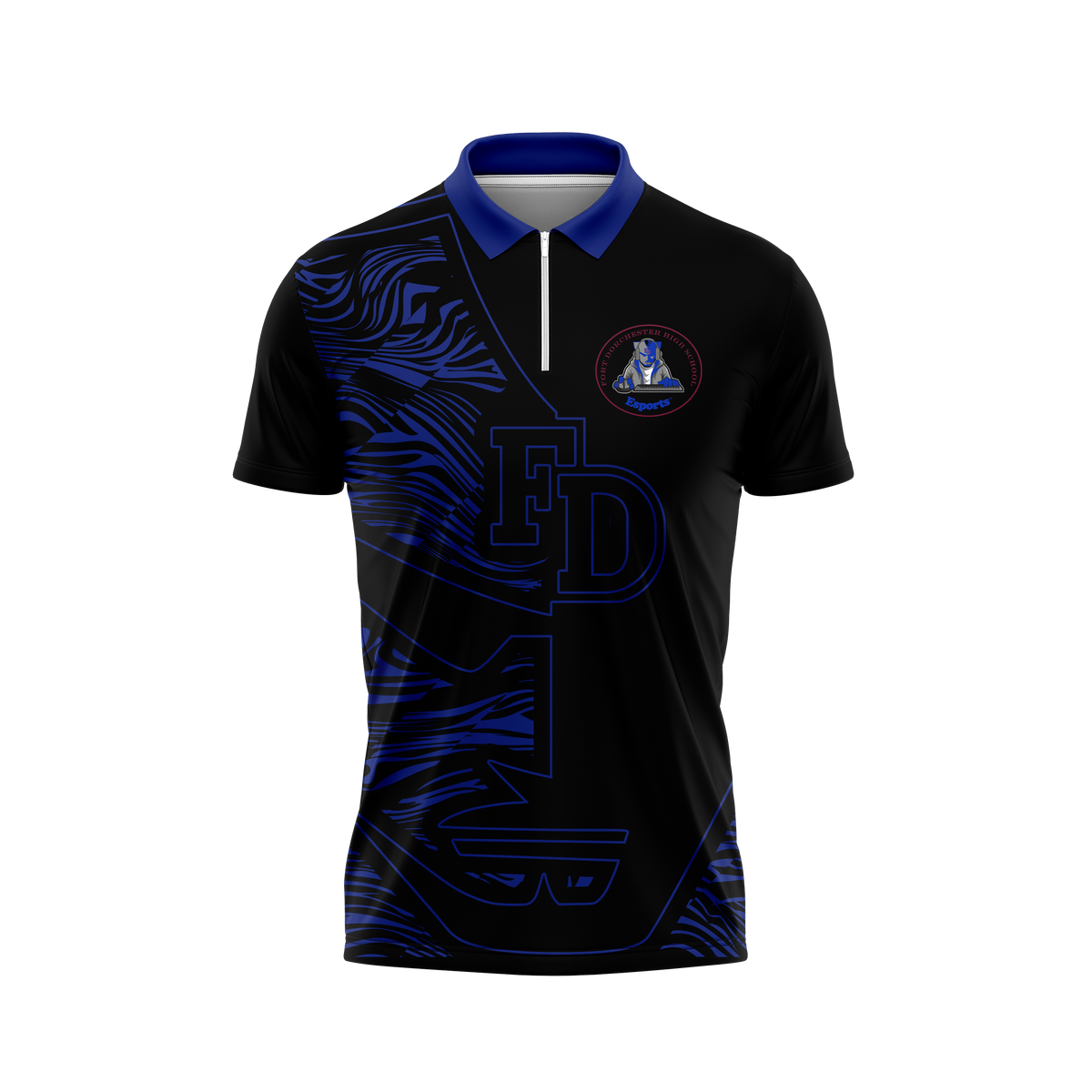 Fort Dorchester High School | Sublimated | Quarter Zip Polo