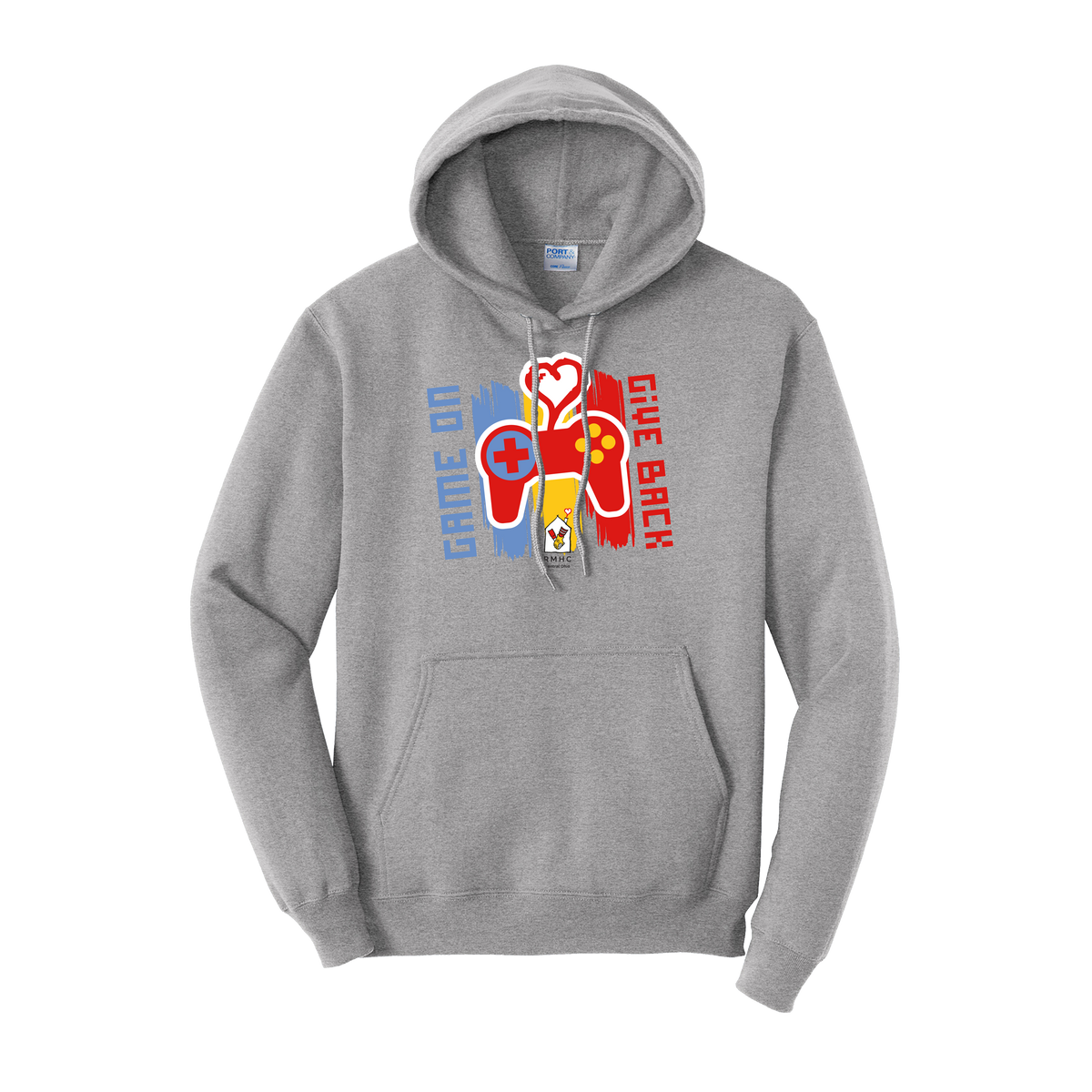 RMHC DTF Pullover Hoodie Game On Gray