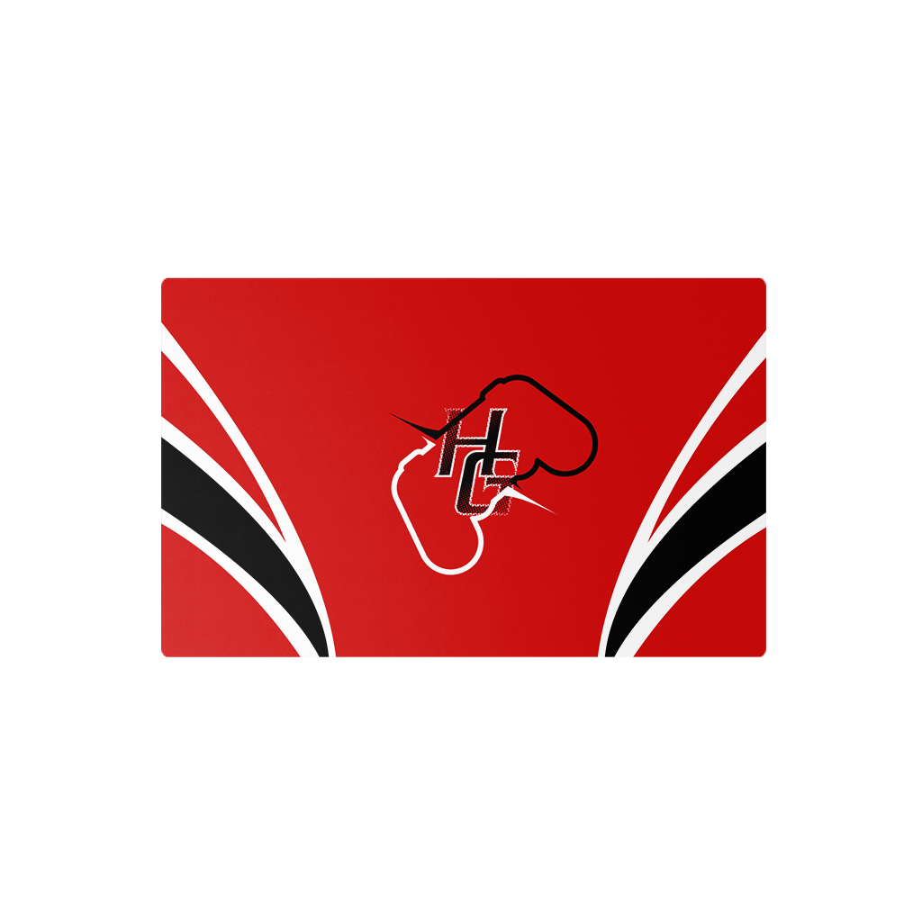 Hazel Green High School | Red | Stitched Edge Mousepad 24x14