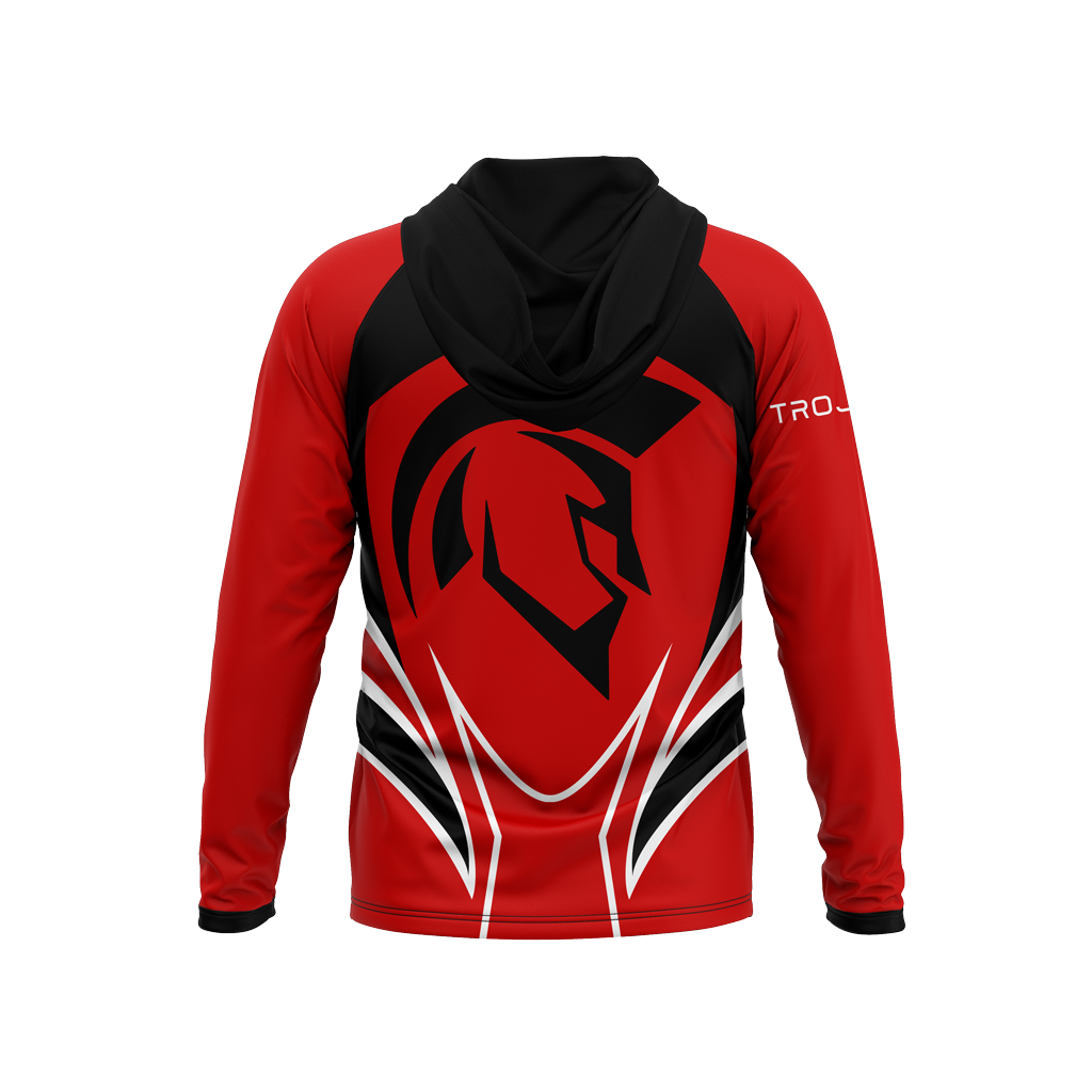 Hazel Green High School | Red | Long Sleeve Hooded T-Shirt