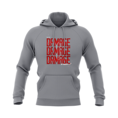 Damage Main [DTF] Unisex Tri-Blend Pullover Hoodie Gray