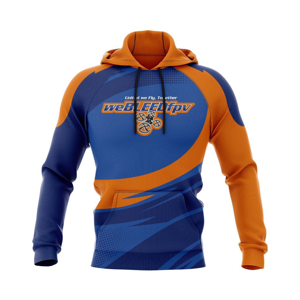 WeBleedFPV | Immortal Series | Orange Hoodie