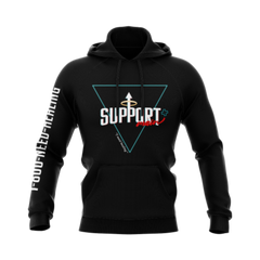 Support Main [DTF] Unisex Tri-Blend Pullover Hoodie