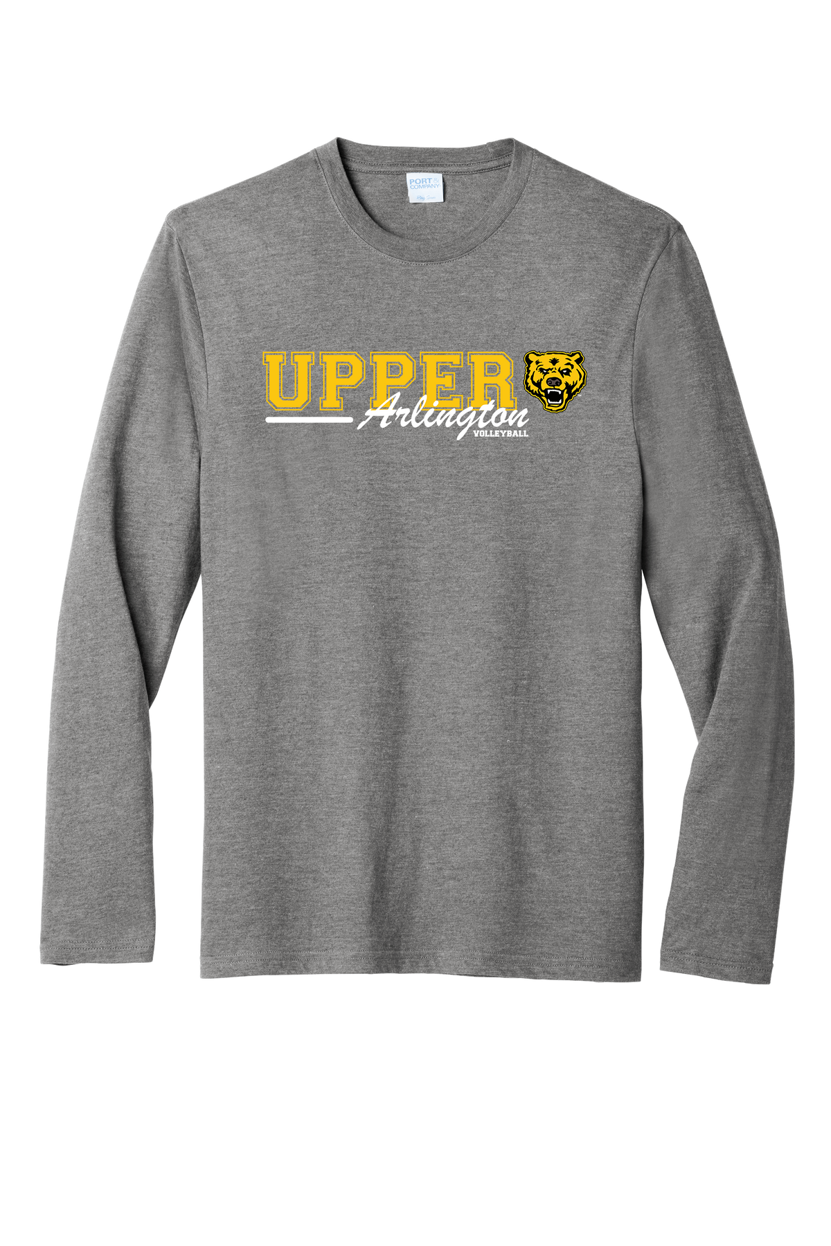 Upper Arlington Volleyball | Street Series | [DTF] Unisex Long Sleeve T-Shirt #UAV008 Graphite