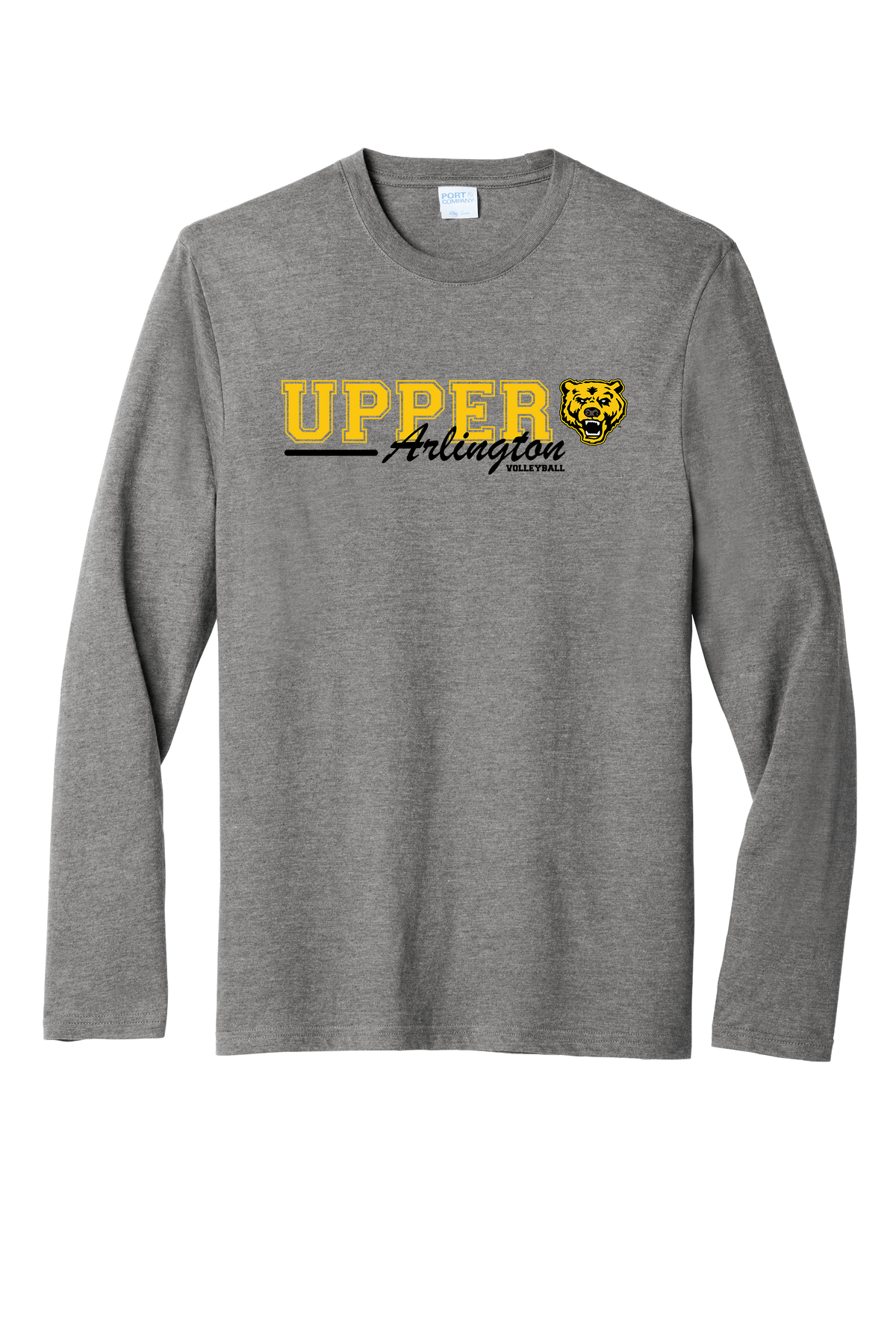 Upper Arlington Volleyball | Street Series | [DTF] Unisex Long Sleeve T-Shirt #UAV013 Graphite