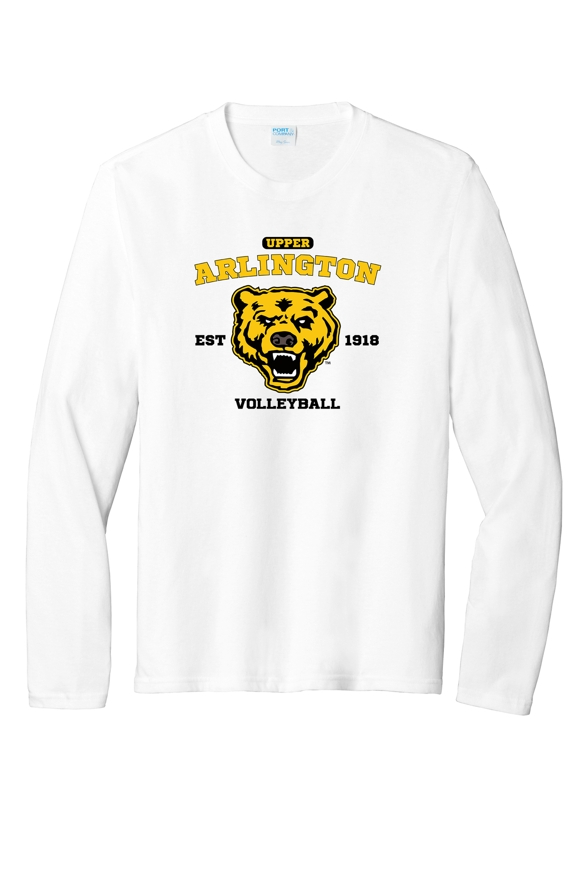 Upper Arlington Boy's Volleyball | Street Series | [DTF] Unisex Long Sleeve T-Shirt White #UAV014