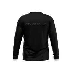 City of Sound Raglan Long Sleeve T-Shirt Lunar Chaser