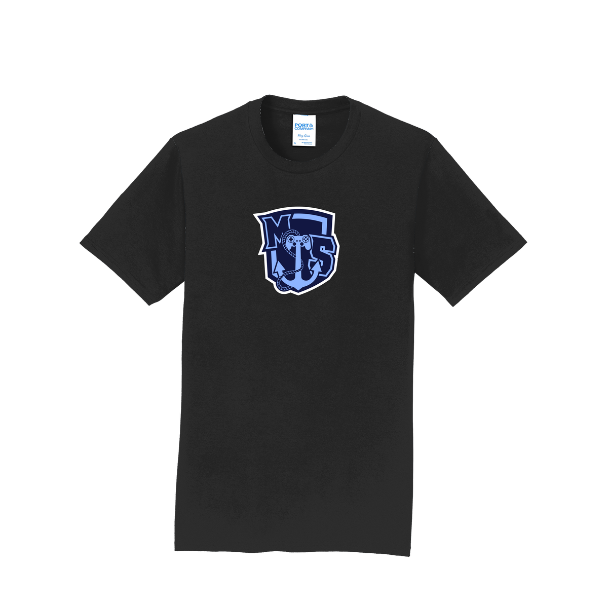 Mona Shores High School [DTF] Unisex Short Sleeve T-Shirt #MON001 Black