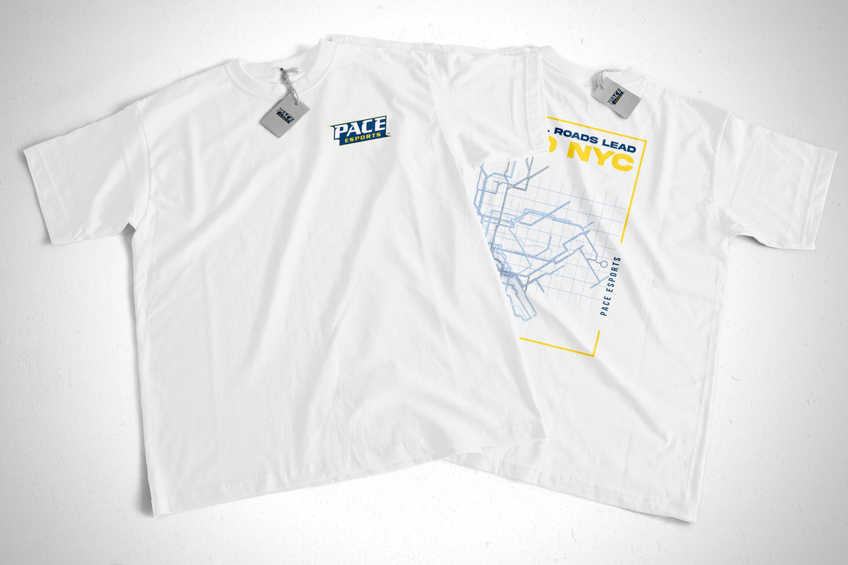 Pace University | Street Series | [DTF] Unisex Short Sleeve T-Shirt Subway White