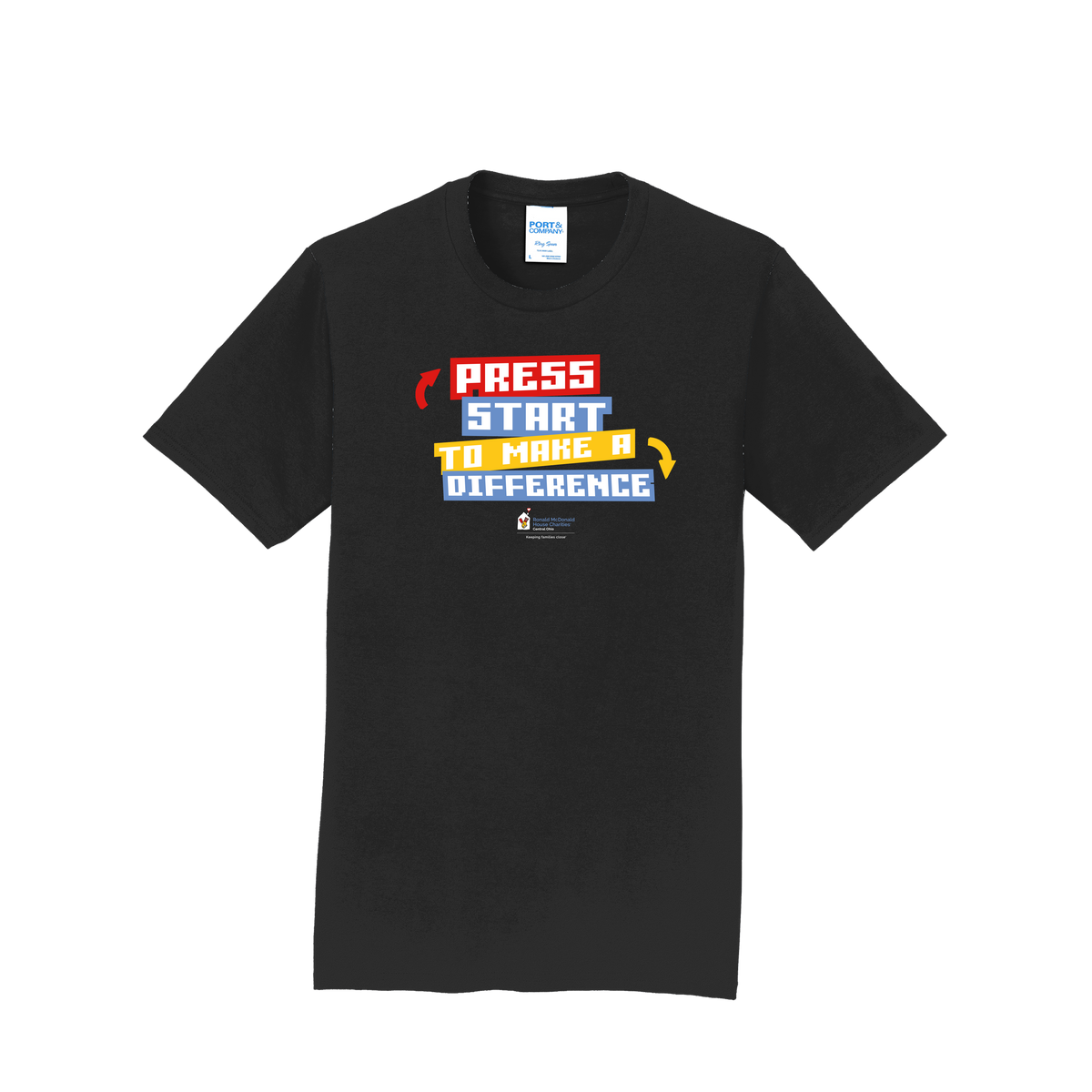 RMHC Unisex Short Sleeve T-Shirt Press Start