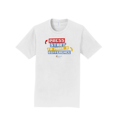 RMHC Unisex Short Sleeve T-Shirt Press Start White