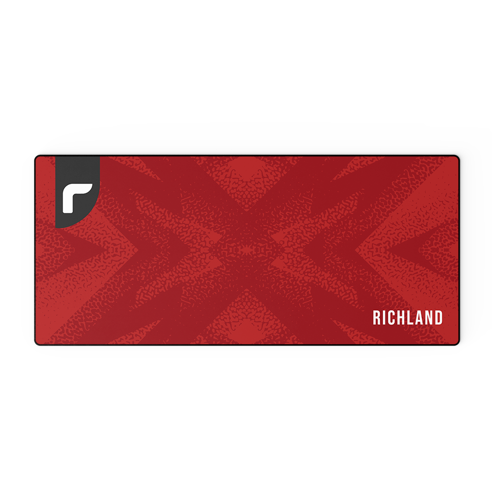 Richland R1 Schools Stitched Edge XL Mousepad