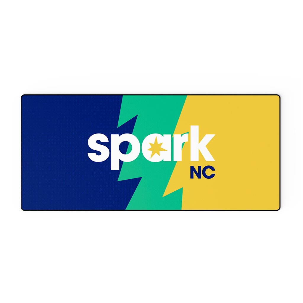 SparkNC Stitched Edge XL Mousepad