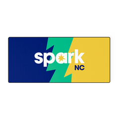 SparkNC Stitched Edge XL Mousepad