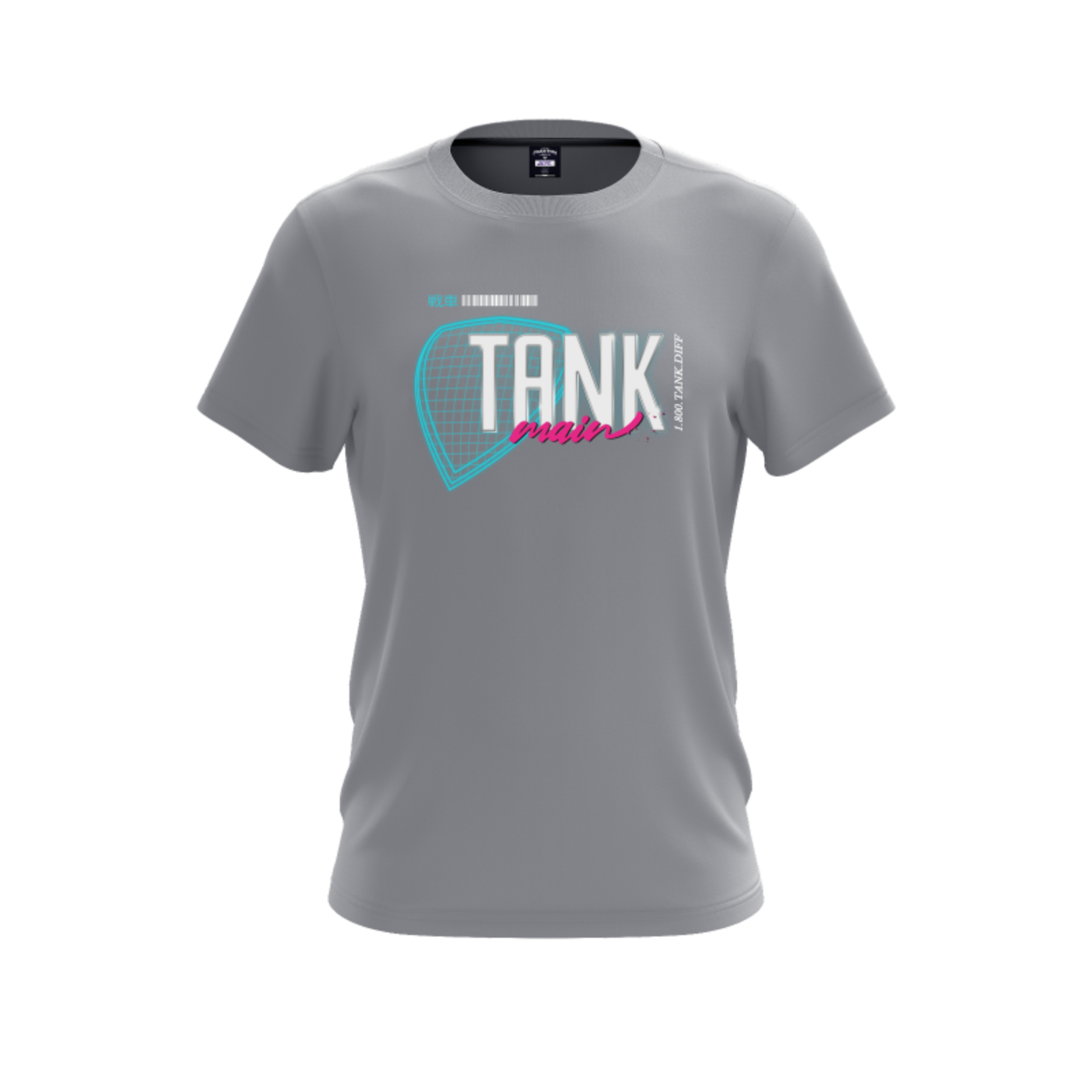 Tank Main [DTF] Unisex Short Sleeve T-Shirt Gray