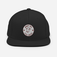 What Do You Beef | On Demand | Embroidered Snapback Hat