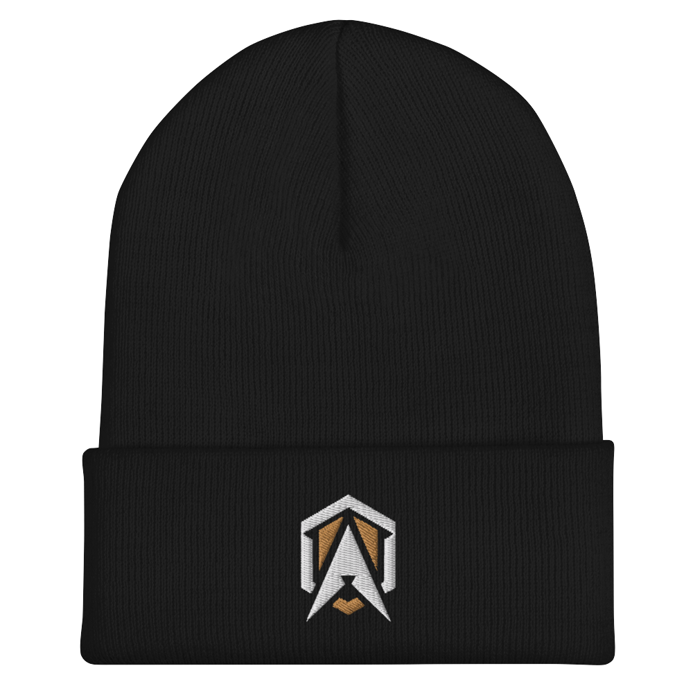 DAE AD | On Demand | Embroidered Cuffed Beanie Black