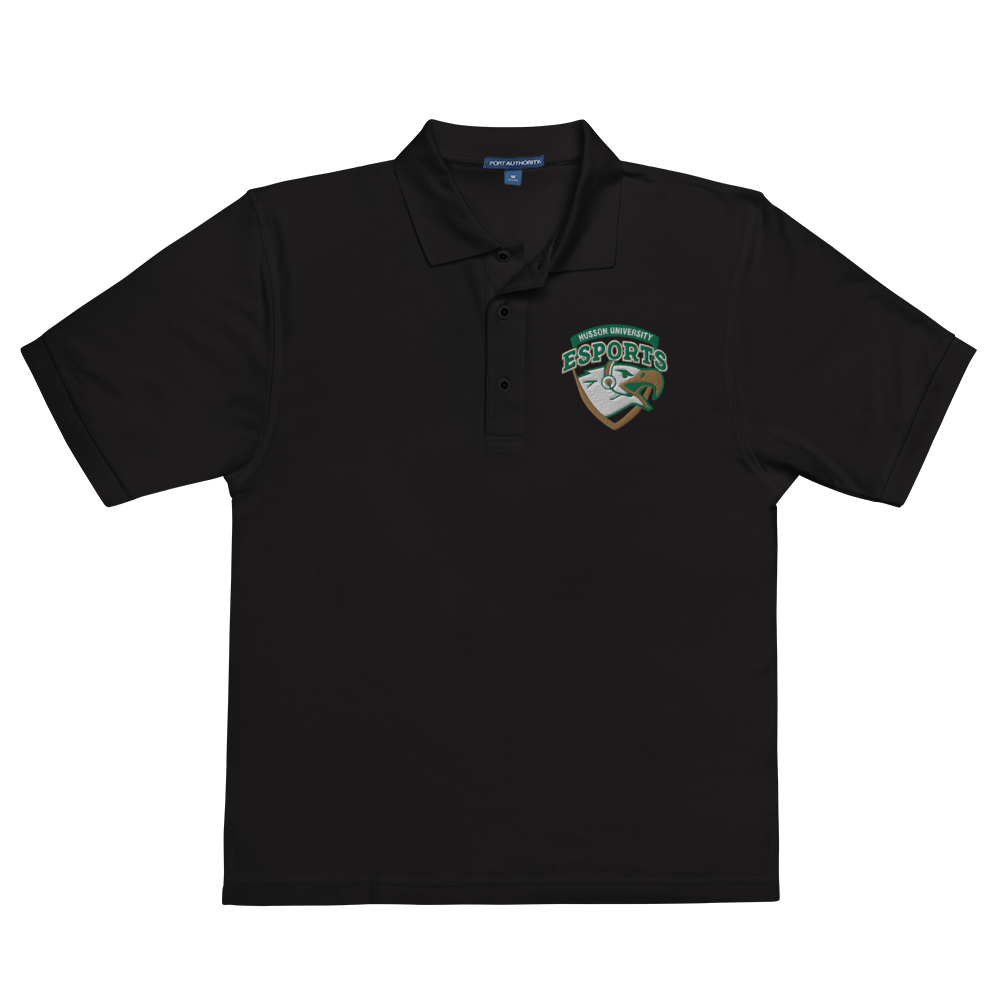 Husson University | On Demand | Embroidered Men's Premium Polo