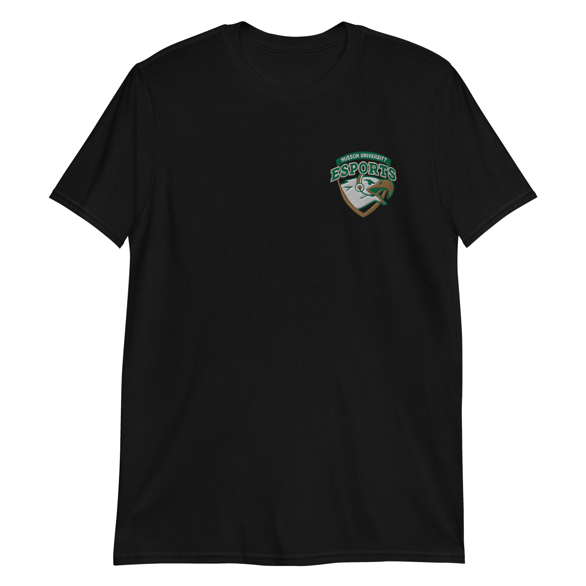 Husson University | On Demand | Embroidered Short-Sleeve Unisex T-Shirt