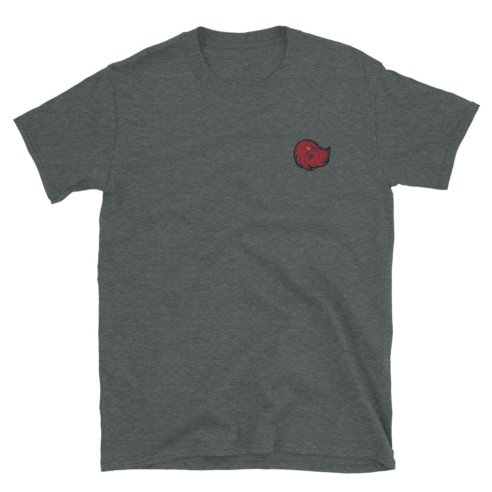 Lancaster High School | On Demand | Embroidered Short-Sleeve Unisex T-Shirt