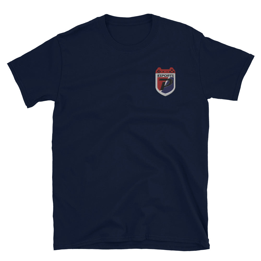 Plainfield High School | On Demand | Embroidered Short-Sleeve Unisex T-Shirt