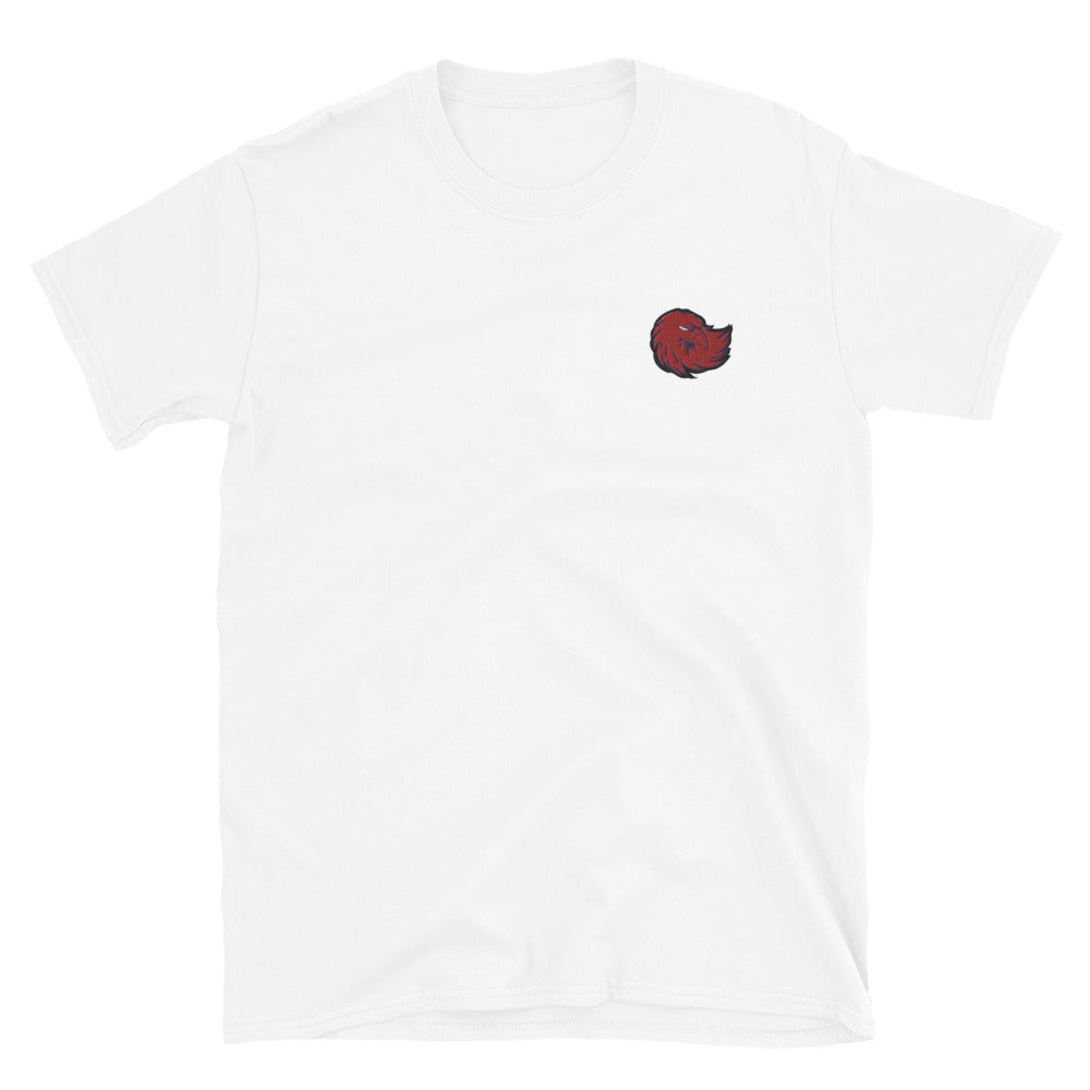 Lancaster High School | On Demand | Embroidered Short-Sleeve Unisex T-Shirt