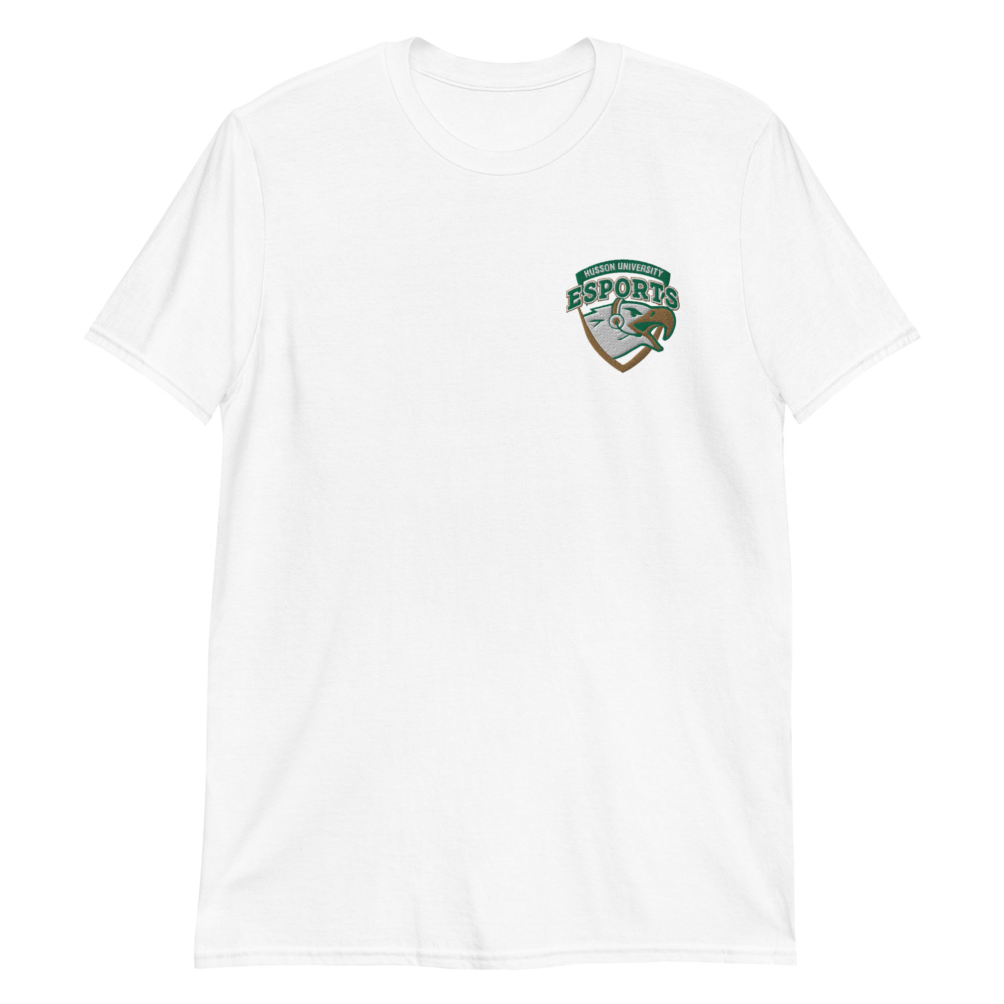 Husson University | On Demand | Embroidered Short-Sleeve Unisex T-Shirt