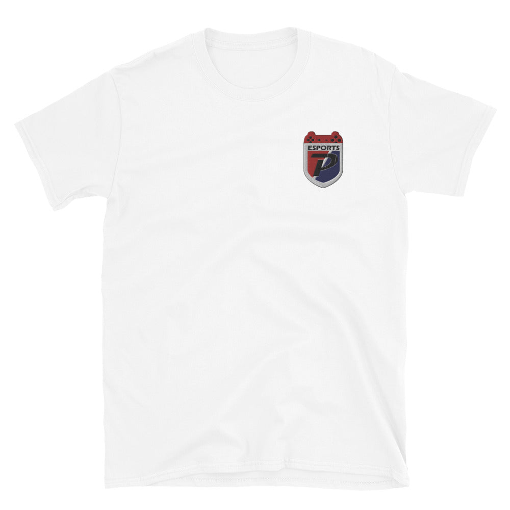 Plainfield High School | On Demand | Embroidered Short-Sleeve Unisex T-Shirt