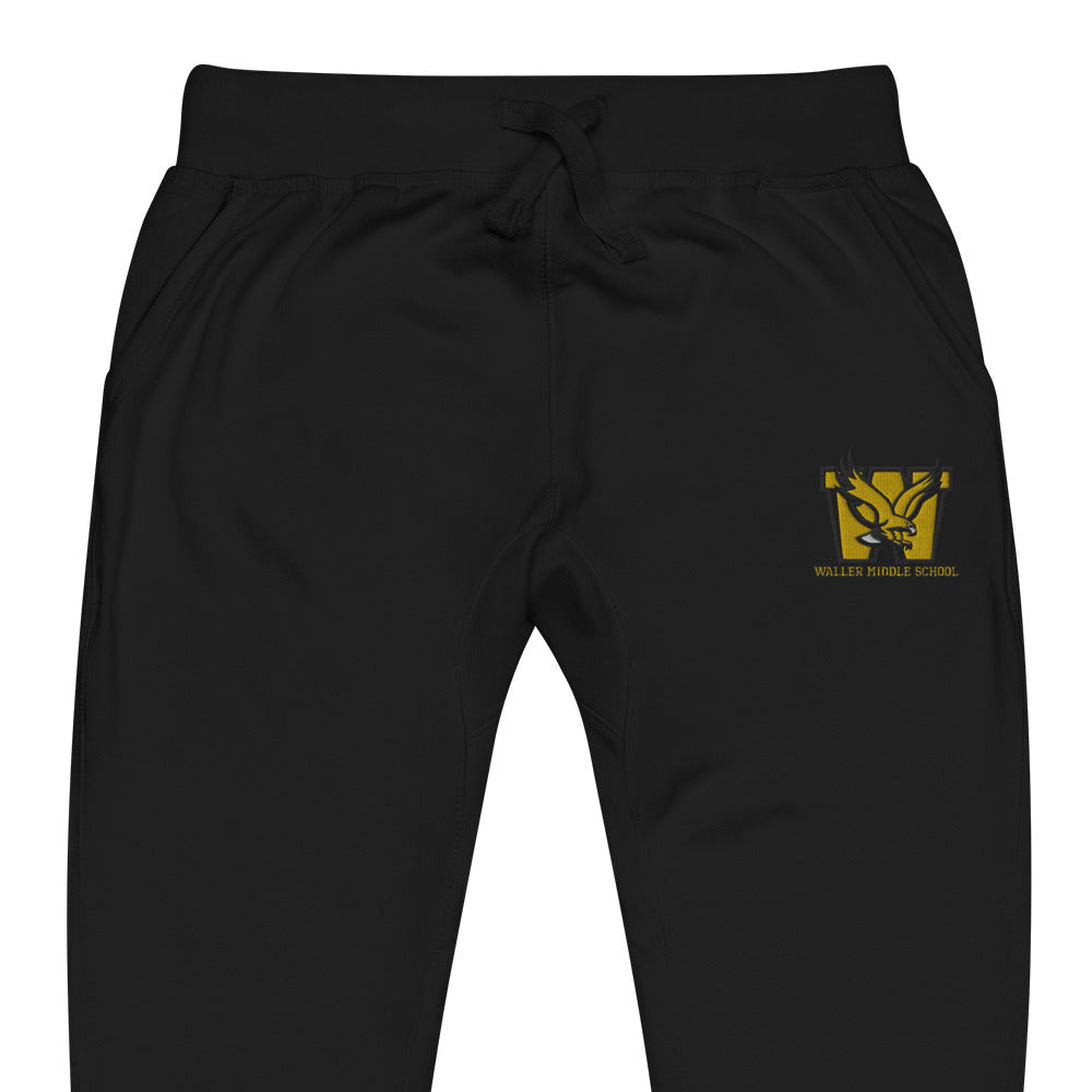 Enid Public Schools [Waller] | On Demand | Embroidered Unisex Fleece Sweatpants