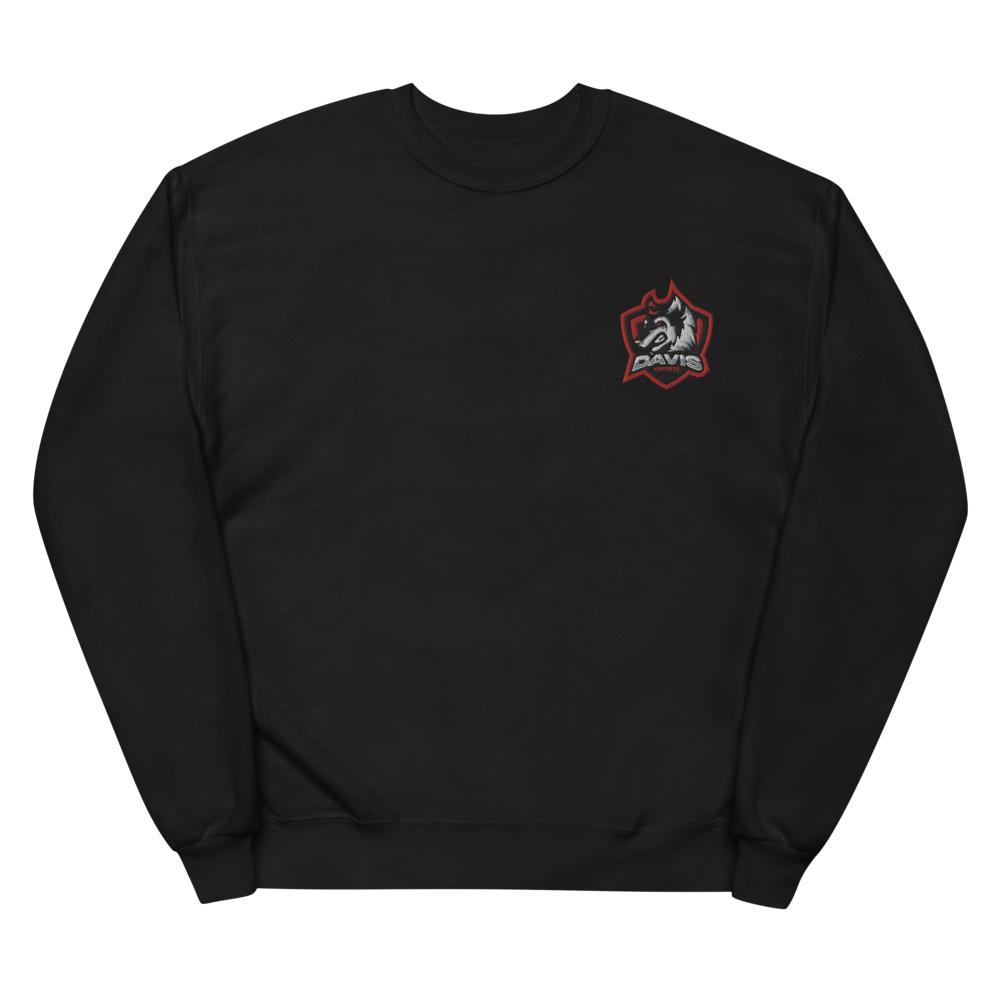 Davis Public Schools | On Demand | Embroidered Unisex fleece sweatshirt