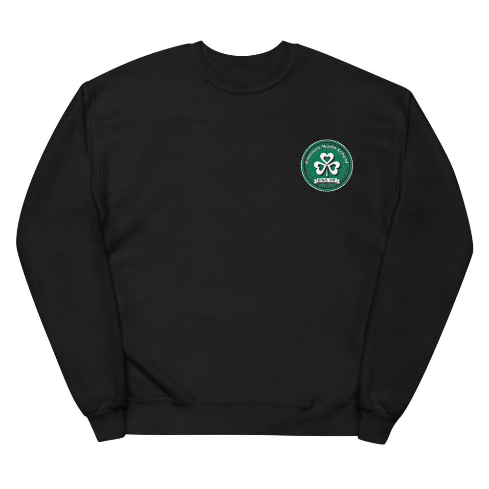 Enid Public Schools [Emerson] | On Demand | Embroidered Unisex Fleece Sweatshirt